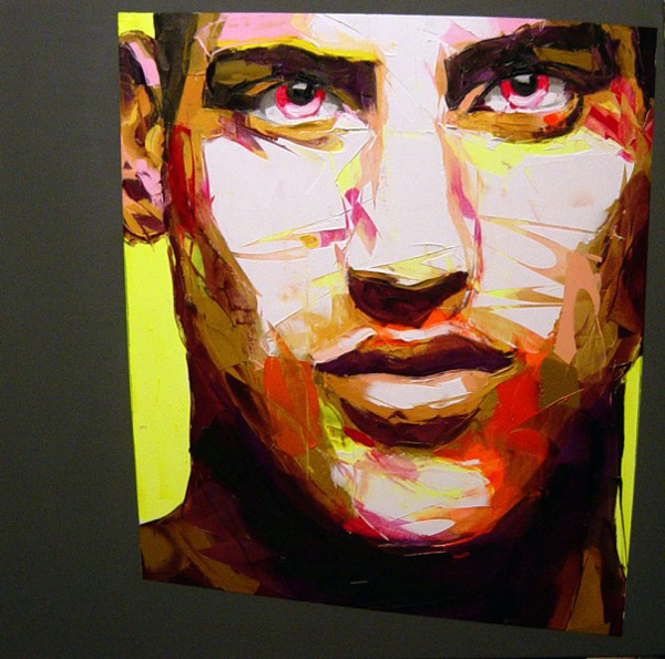 Francoise Nielly Portrait Palette Painting Expression Face076